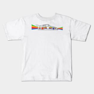 Rainbow racer Kids T-Shirt